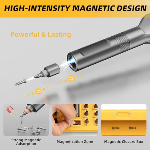 42 in 1 Magnetic Screwdriver, Multi Bit Ratchet Screwdriver Set