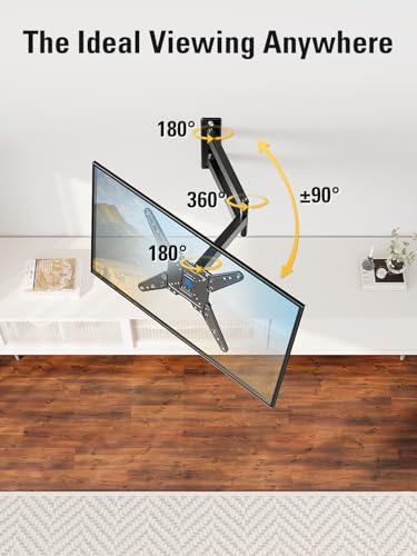 Mounting Dream Long Arm TV Wall Mount for Most 26-65 Inch TVs Full Motion - size: 26"-65" TV