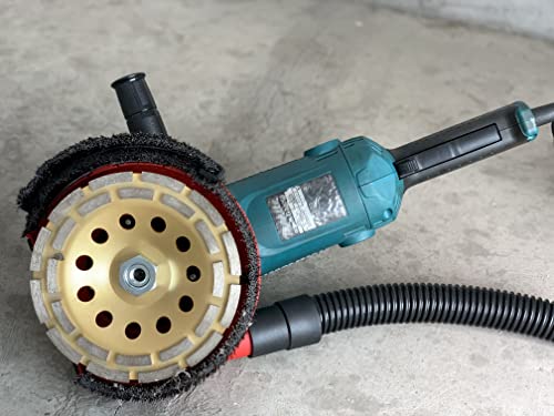Dust Shroud for Angle Grinders,Universal 7-Inch Dt1902-180D - size: 7 inch Dust Shroud+Diamond grinding cup wheel