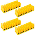 Pliers Organizer, 4-Pack 40-Slot Expandable Tool Rack, Yellow - color: Yellow, size: 4Pack