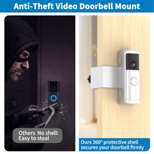 Anti-Theft Doorbell Mount for 2026 Battery Doorbell/Plus/Pro (2nd Gen) - color: Silver