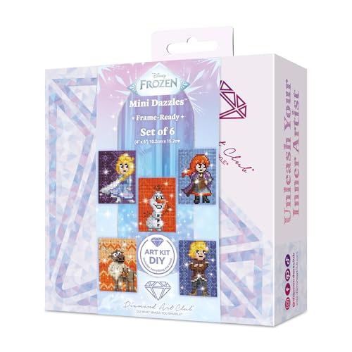 DIAMOND ART CLUB Mini Dazzles - Frozen Diamond Art Kits for Adults - color: Frozen