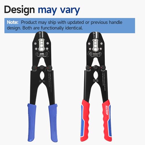 iCrimp Battery Cable Lug Crimping Tool Set includes Interchangeable Jaws