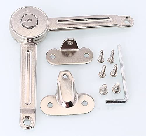 4 Packs [Upgraded] Qrity Cabinet Cupborad Furniture Door Lift Stay Support Hinge Damper - Support Up to 20KG - Opening Angle 75°/90°/110° - Come with Hex Key - size: 4 PCS