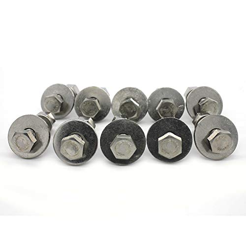 Bolt Fullerkreg 5/16-18x1-1/4 Hex Head Screws Bolts & Nuts Kit - size: (10 Sets) 5/16x1-1/4"