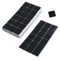 Antrader 180pcs 1" x 1" Self-Stick Square Furniture Felt Pads - color: Black, size: 1" x 1" Square