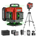 WEIDDW Laser Level 360° Green Cross Line Self Leveling Laser Measuring Tool - size: L