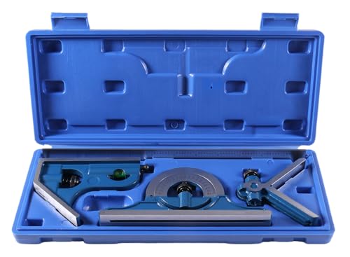Accusize Industrial Tools Combination Square Set, 12''/300mm, 4 Pcs/Set, 0000-8108 - size: 12"/300mm