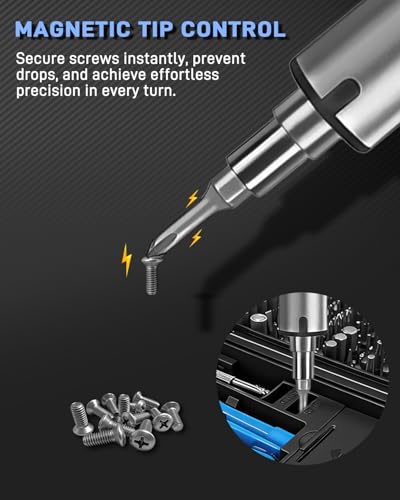 Avalution Mini Electric Screwdriver Set,170 in 1 Electric Screwdriver Set
