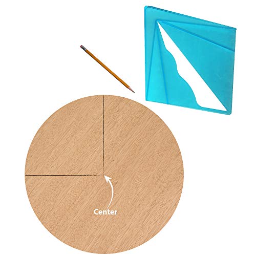 Center Finder Woodworking Centering Tool for 18" Round 18" 1/2" - style: 18" Center Finder