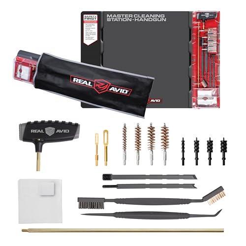 Real Avid Master Cleaning Station - Universal Gun Cleaning Kit, Choose Between Handgun or Universal Gun Cleaning Station - style: Handgun