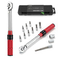 ROCKBROS Bike Torque Wrench 1/4 Inch 13-Piece Kit