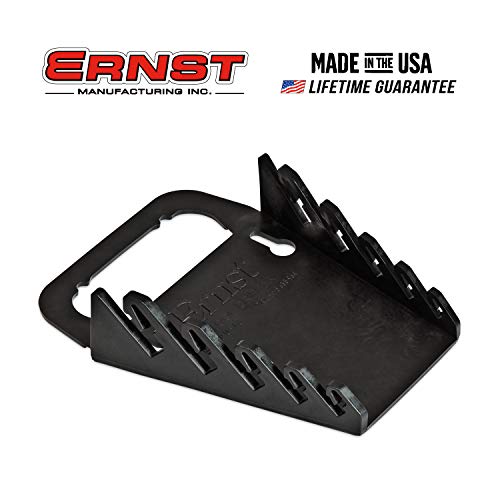 Ernst Manufacturing Gripper Wrench Organizer, 5 Tool, Black - color: Black, size: 5 Tool, style: Standard