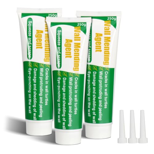 750g Wall Putty Hole Repair, Safe Wall Mending Agent with Nozzle - size: 3Pcs_750g