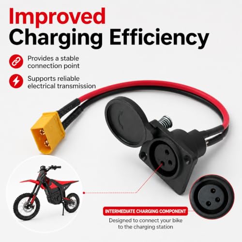 Replacement Charging Station, Charging Dock Base for IN10 Device, Power Supply Stand, Black,Compatible with Yozma in 10 Electric Dirt Bike