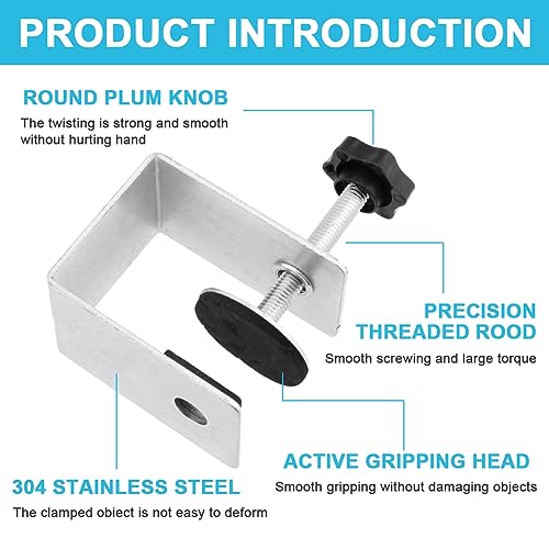 Cabinet Drawer Installation Clamps, 2/4PCS C Clamps Drawer Fixing Clip with Silicone Protect Pad, Woodworking Cabinet Hardware Jig for Door Front Knobs, Pulls Handles Install(Size:4pcs)