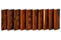 IECAP LLC Ironwood Knife Scales Exotic Wood Knifes Handles — 5.12" x 1.25" x 0.37", 10 Pieces — Natural Wood Handle Material – Blanks Scales Tool Grips for Custom Knives DIY Crafts