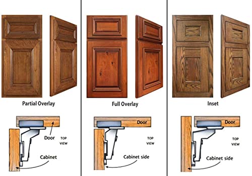 Berta 2-Pack Inset Frameless Soft Close Hinges – 110° 3D Adjustable, Clip-On Concealed European Hinges with Screws for Kitchen, Bathroom, Closet Cabinets – Ideal for Modern Cabinets - size: 2 Pieces