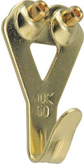 OOK 50674 Professional Picture Hangers, Reusable Art Hooks, Padded, Brass, 50lbs (10 Set) Gold - size: 10 pieces, 50 lb