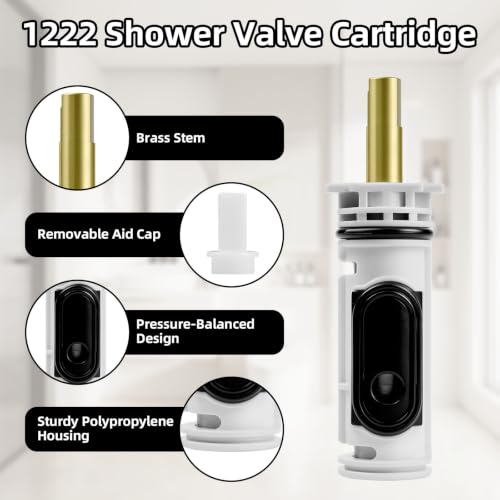 1222 Shower Cartridge Kit Replacement for Moen Posi Temp