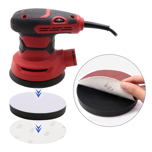 6 Pack 5 Inch Interface Pads - Foam Sanding Pads for Orbital Sander - size: 5 inch - 6 Pack