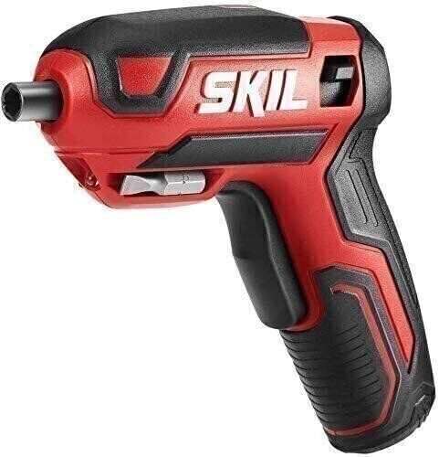 SKIL Rechargeable 4V Cordless Pistol Grip Screwdriver with 42pcs Bit Set, USB Charger and Carrying Case - SD5618-03 - style: 4V Pistol Grip Screwdriver_42pc Set