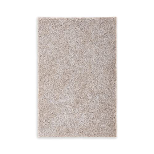 Scotch Felt Furniture Pads 4 PCS Furniture Pads for Hardwood Floors, Beige, 4" x 6" - Easy to Open Packaging - color: Beige, style: 4 Pads eCommerce Packaging