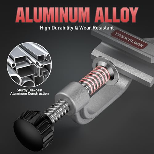 YESWELDER 10-180° Adjustable Tube Clamp with Swing Jaw - style: 10-180° Tube Clamp