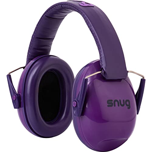 Snug Kids Earmuffs – Noise Reduction for Toddlers & Children – Adjustable, Lightweight, Foldable, Soft & Comfortable - color: Purple New