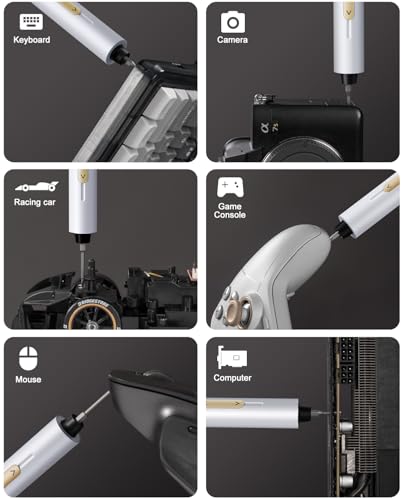 Fanttik E2 Ultra Electric Screwdriver, Screwdriver for Electronics (White) - color: Snow White
