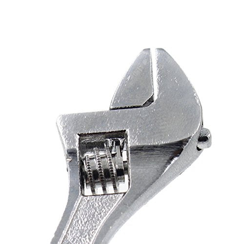 2.5 inch Tiny Adjustable Wrench, Silver Mini Size Spanner Tool - color: Silver, size: 2.5"