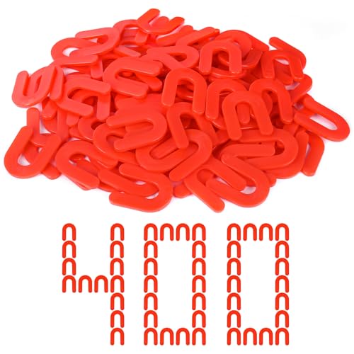 Horseshoe Shims Tile Spacers 1/8 Inch (3mm) 400Pcs U-Shaped Plastic Shims for Tile Leveling System Floor Wall Ceramic Tile Stone Installation - Red - color: Red, size: 1/8"-400 Pcs