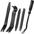 GOOACC 5 PCS Nylon Auto Trim Removal Tool Kit No-Scratch - color: Black, size: 5Pcs