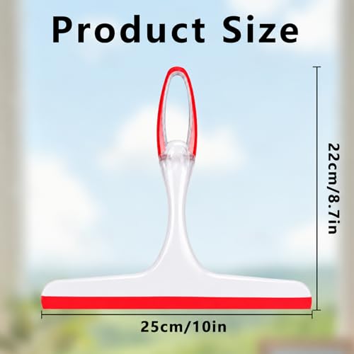 Shower Squeegee for Glass Doors, 3pcs Bathroom Squeegee for Shower Glass - color: 3pcs-blue/Green/Red
