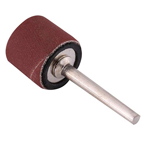 Premium #600 Grit Drum Sanding Sandpaper Bands Sleeves with Mandrel for Professional Woodworking and Craft Polishing Kit, Multifunctional Accessory (Large Sandpaper Circle 600 - size: Large sandpaper circle 600 grit