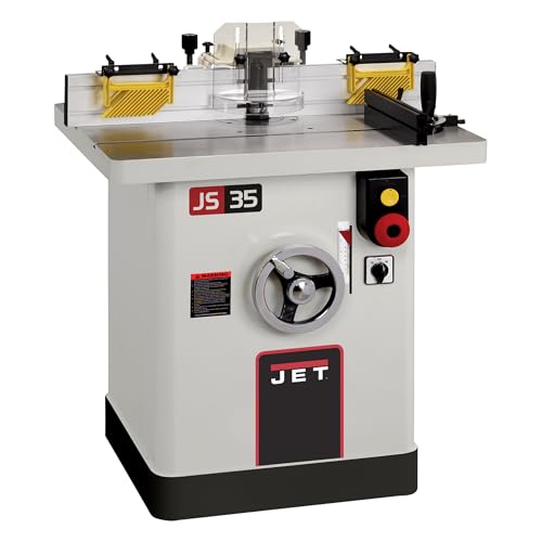 JET 3-HP Spindle Shaper, 230V 1Ph (Model JWS-35X3-1)