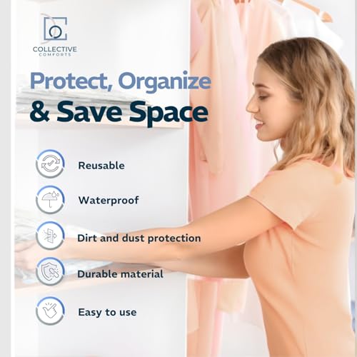 8 Pack XXL & Jumbo Space Saver Vacuum Storage Bags - size: 8 Variety - 4Jumbo + 4XXL