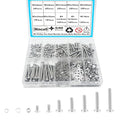 540pcs M3 Phillips Pan Head Machine Screws, Metric Screws Bolts Washers Nuts Kit, 304 Stainless Steel (M3 x 6mm / 8mm / 12mm / 16mm / 20mm / 25mm / 30mm) - size: M3, style: Phillips Pan Head