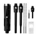 Diamond Core Drill Bit 2"(50mm) with Pilot Bit & Adapters (SDS Plus & Hex) – Upgraded Welded Segments, 8.6" Depth – for Concrete, Solid Brick, Hollow Brick, Masonry & More - size: (2"/50mm)