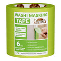 TAPEBEAR Green Washi Painters Tape 21-Days Clean Removal 0.75" x 60Yards - color: Green, size: 0.75" x 60Yard