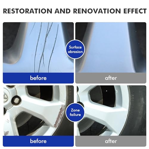 Mirror Silver Rim Touch Up Paint, Rim Repair Kit Curb Rash - color: Mirror Silver