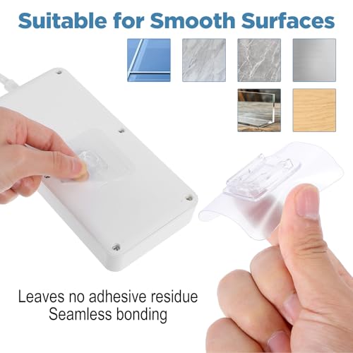 10 Pack Double Sided Adhesive Wall Hooks Wall Mounted Sticky Pads