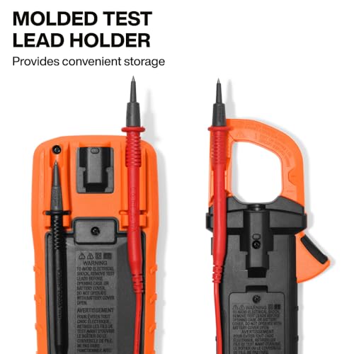 Klein Tools 80195 Digital Multimeter and Clamp Meter Kit, Auto-Ranging TRMS Voltage Tester, 1000V AC/DC, Magnetic Hanger, Professional Test Kit - size: Multimeter & Clamp Meter Kit