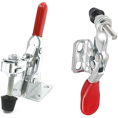 201A horizontal toggle clamp quick-release toggle clamps set 27kg/60lbs holding capacity anti-slip hold down hand clip tool
