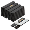 Non Slip Furniture Pads 1/2" x 3" Rubber Strips Self Adhesive Furniture Grippers Chair Leg Pads Rubber Chair Feet Anti Scratches Non Skid Furniture Pad Floor Protectors, 40 Pcs Rectangle - size: 0.5 x 3" Rectangle 40pcs