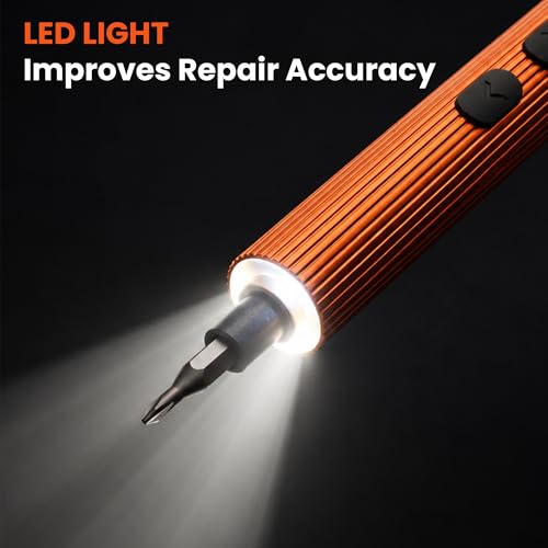3.7V Precision Screwdriver 52in1 Kit for Laptop Phone - color: 52-in-1-orange