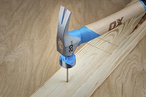 OX 20 oz Framing Hammer, Milled Face Claw Hammer, Martillos de Construccion - style: 20-oz Hammer + Grip
