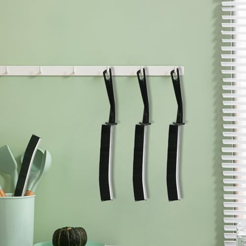 Hard Bristle Crevice Cleaning/Gap Cleaning Brush,Slim Flat Curved Brush