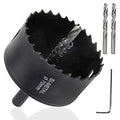 2-3/4"/70mm Bimetal Hole Saw Triangle Shank Hole Cutter - color: black, size: 2-3/4"