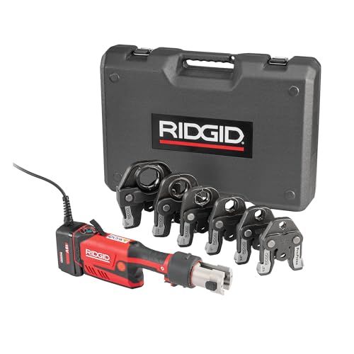 RIDGID 67193 Model RP 351 ProPress Standard Press Tool Corded Kit with Corded ProPress Tool, Press Tool Jaws (1/2" to 2"), and Case - style: Corded (no battery kit) W/ProPress Jaws (1/2" - 2" Jaws Capacity)